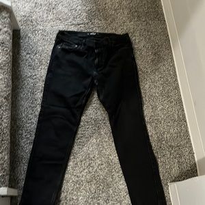 Black hollister skinny jeans